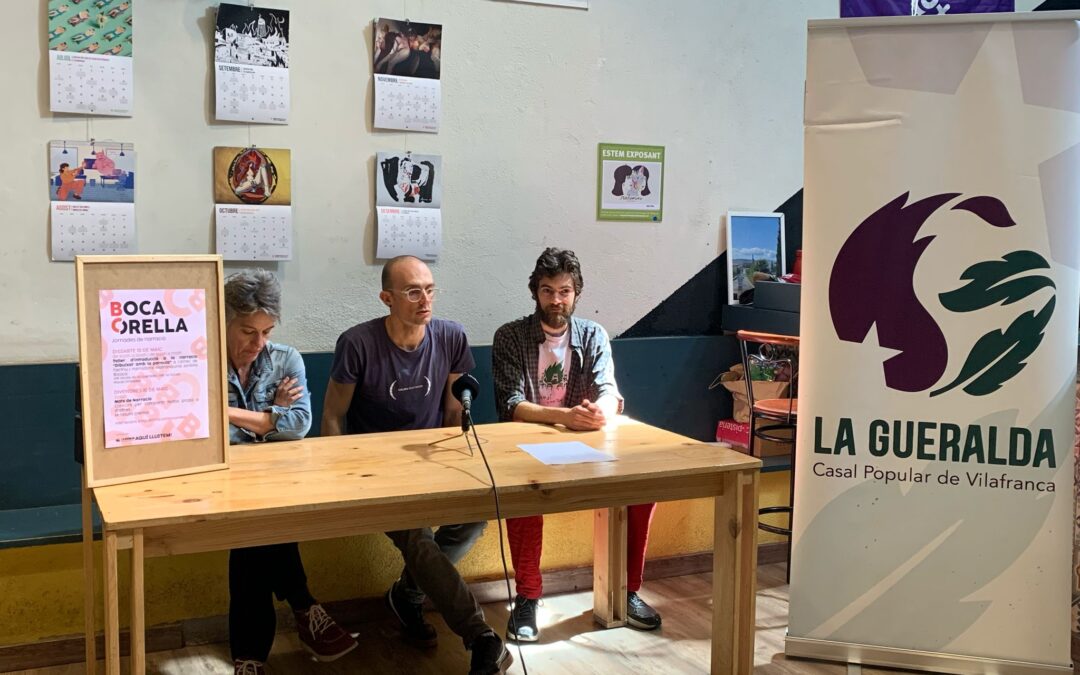 Arriben les jornades de narració Bocaorella al Casal Popular La Gueralda