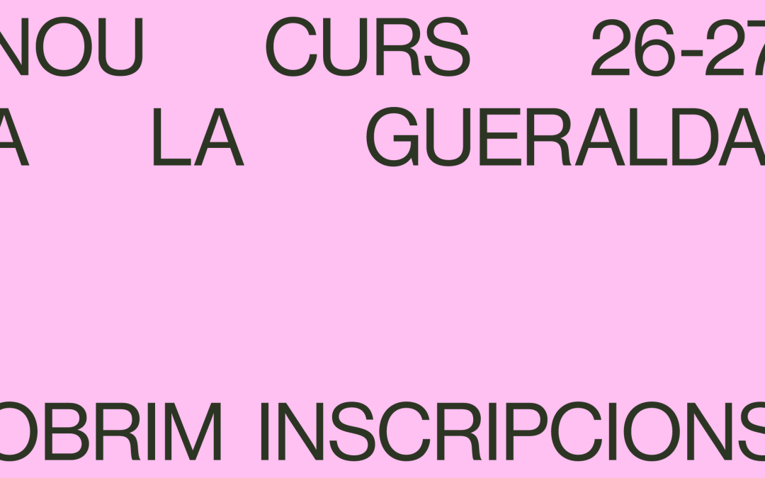 La Gueralda obre inscripcions a les activitats i tallers pel curs 2026-2027